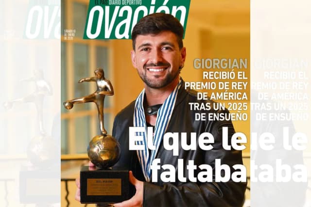 Arrascaeta recebe troféu de Rei da América: ‘Ano mágico’