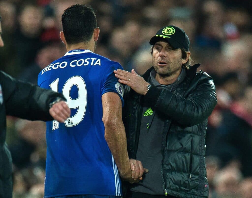 Diego Costa solta o verbo contra Antonio Conte: ‘Ninguém gostava dele’