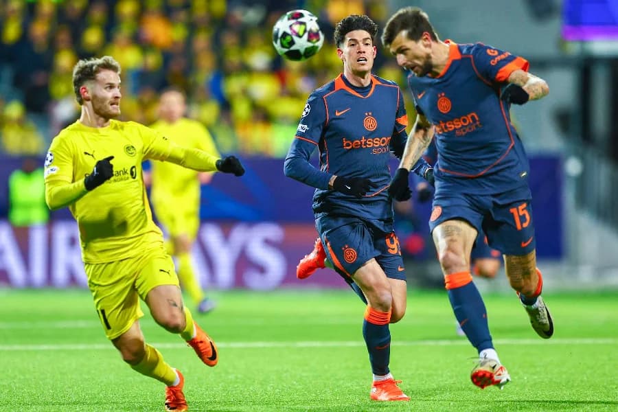 Bodo/Glimt castiga erros, vence Inter de Milão e abre vantagem nas oitavas