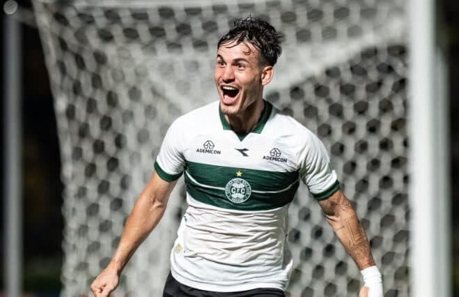 Coritiba castiga Mirassol com gol de Lavega e embala no Brasileirão