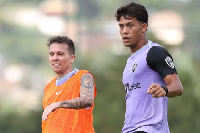 Filho de Hulk, Ian Ângelo faz primeiro treino com profissionais do Atlético-MG