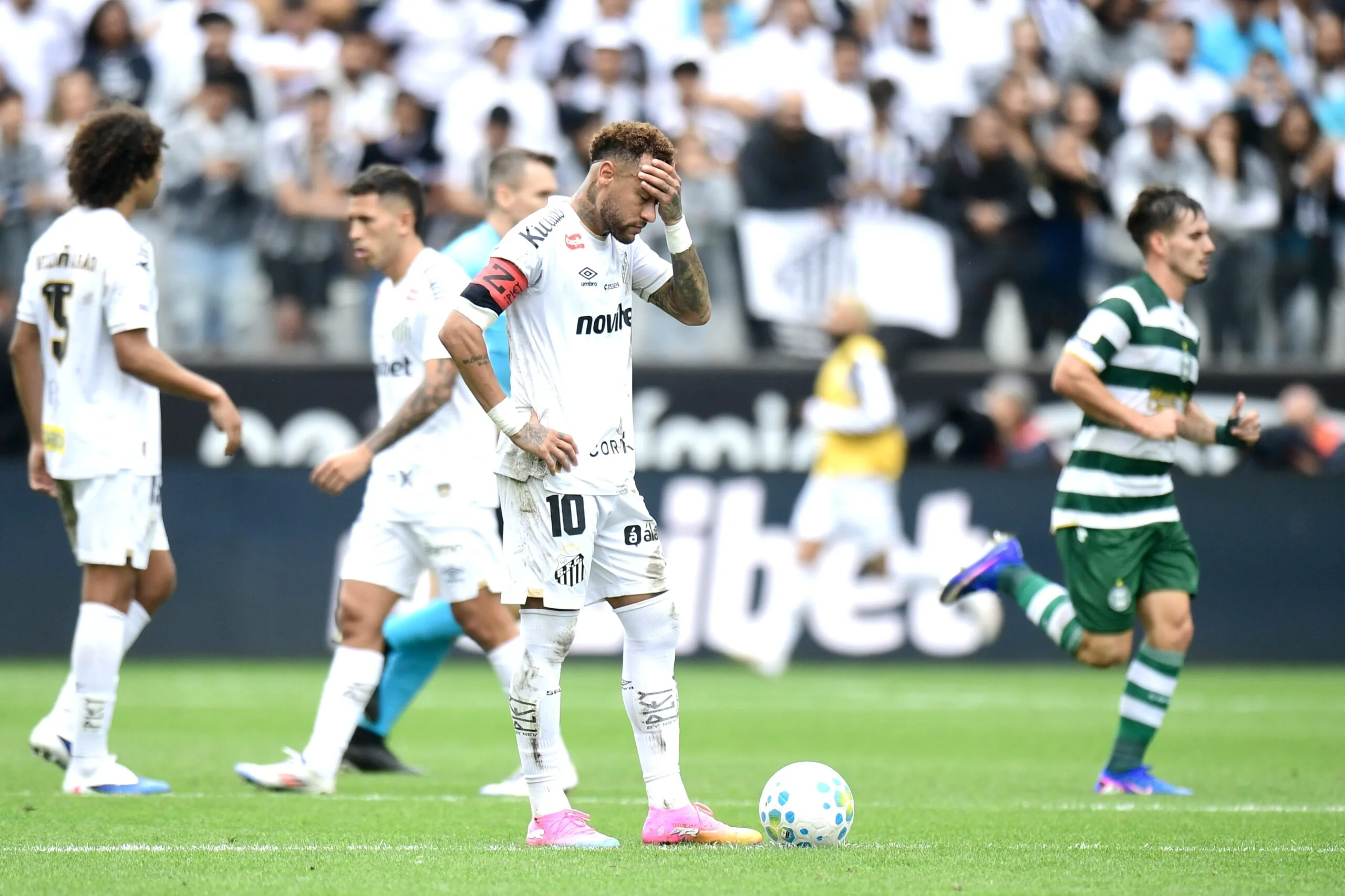 Neymar é dúvida no Santos para duelo contra o San Lorenzo pela Sul-Americana