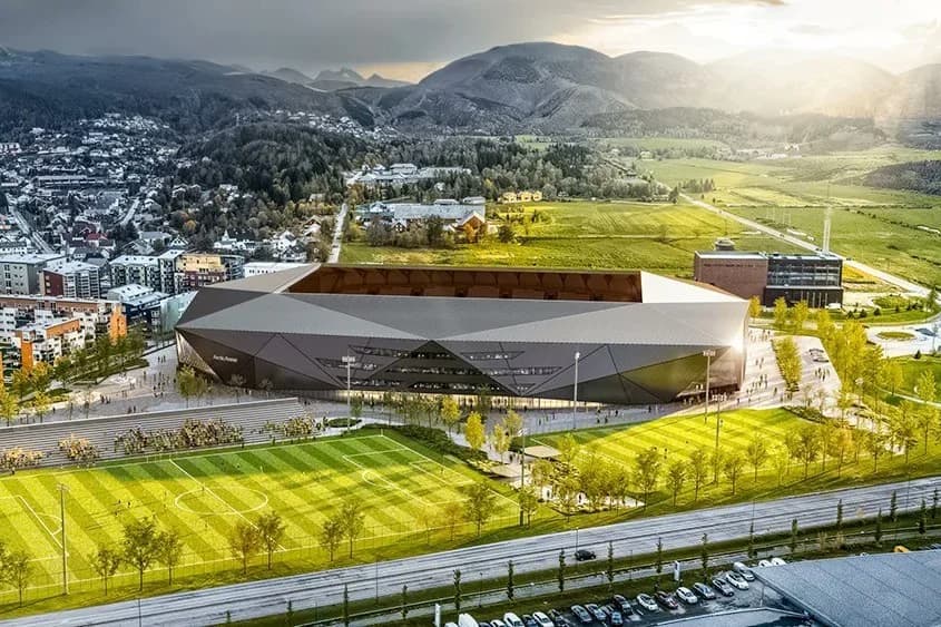 Bodø/Glimt inicia obras de estádio futurista na Noruega