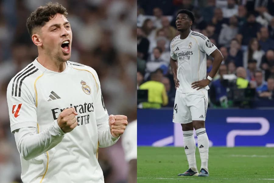 Real Madrid: Valverde e Tchouaméni discutem em treino