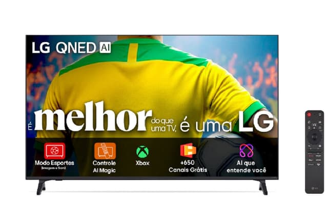 LG destaca Smart TV com Modo Esportes e mais imersão nas partidas de futebol