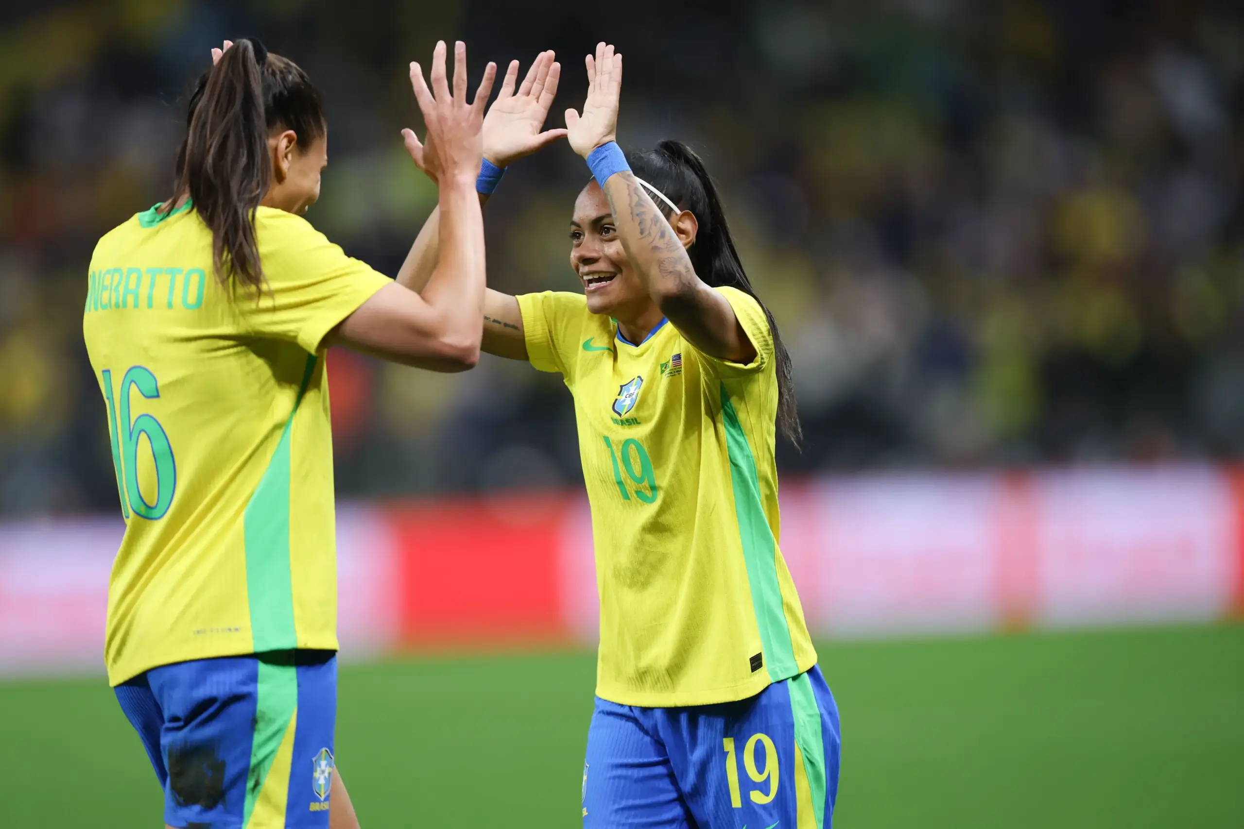Seleção feminina bate EUA em amistoso em Itaquera