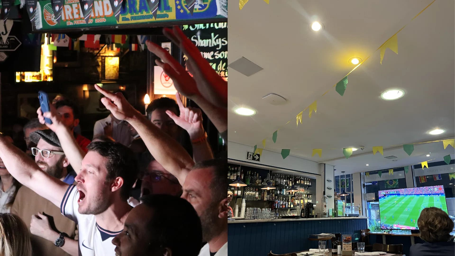 Longe de casa, perto da seleção: como portugueses e ingleses vivem a Copa no Brasil