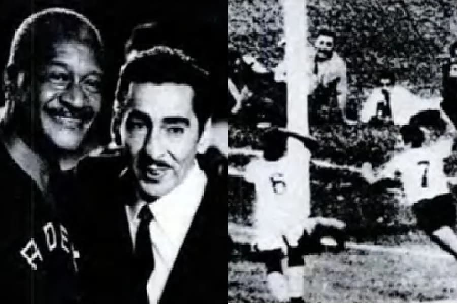 O reencontro entre Barbosa e Ghiggia, 20 anos após o ‘Maracanazo’
