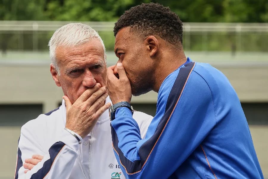 França: Saliba fora de amistoso; Mbappé apto para a Copa