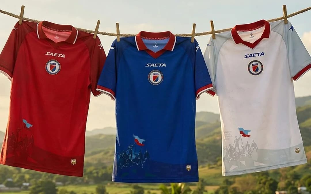 Por ‘questões políticas’, Fifa exige mudanças no uniforme do Haiti na Copa