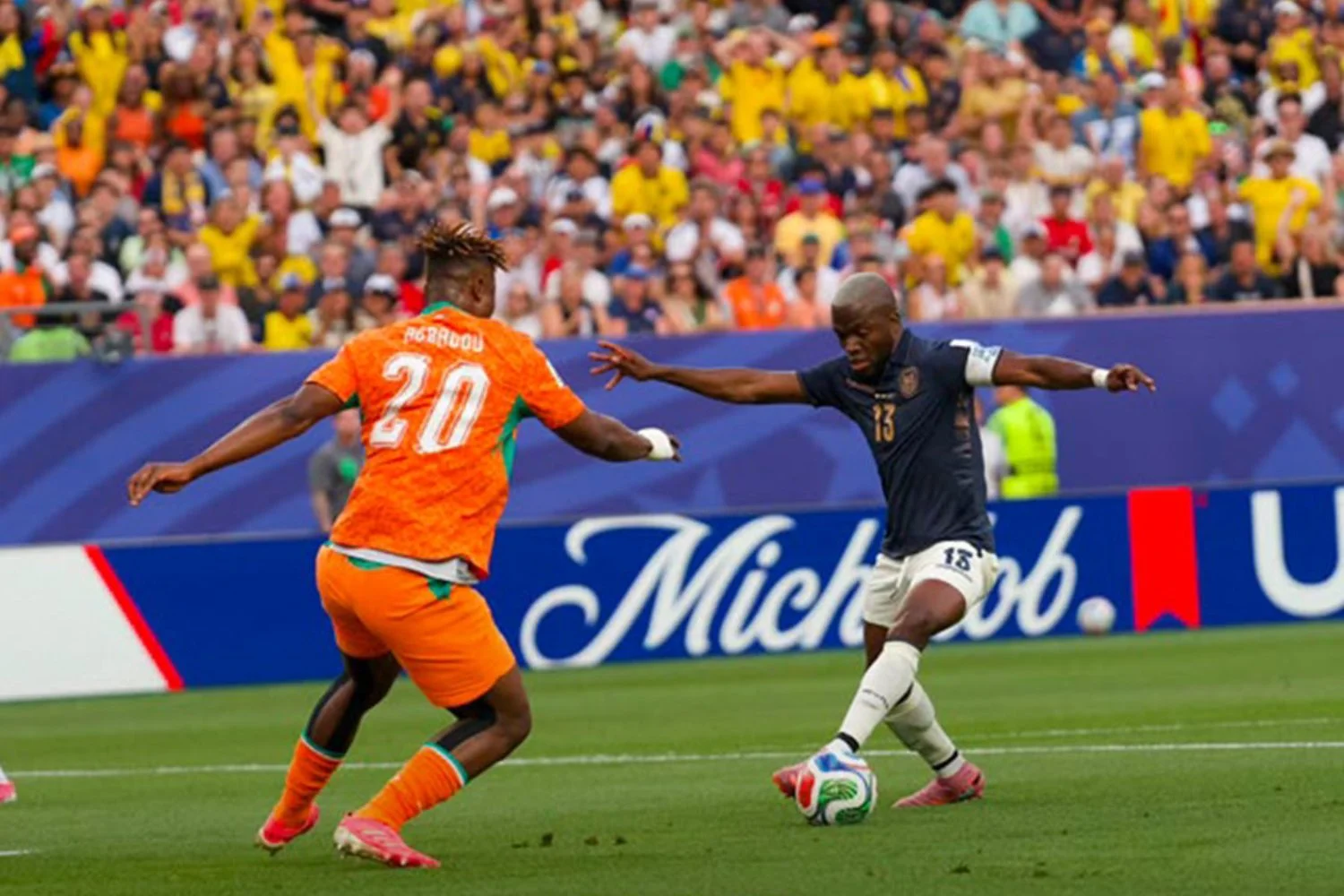 Diallo marca no fim e Costa do Marfim vence Equador na Copa do Mundo