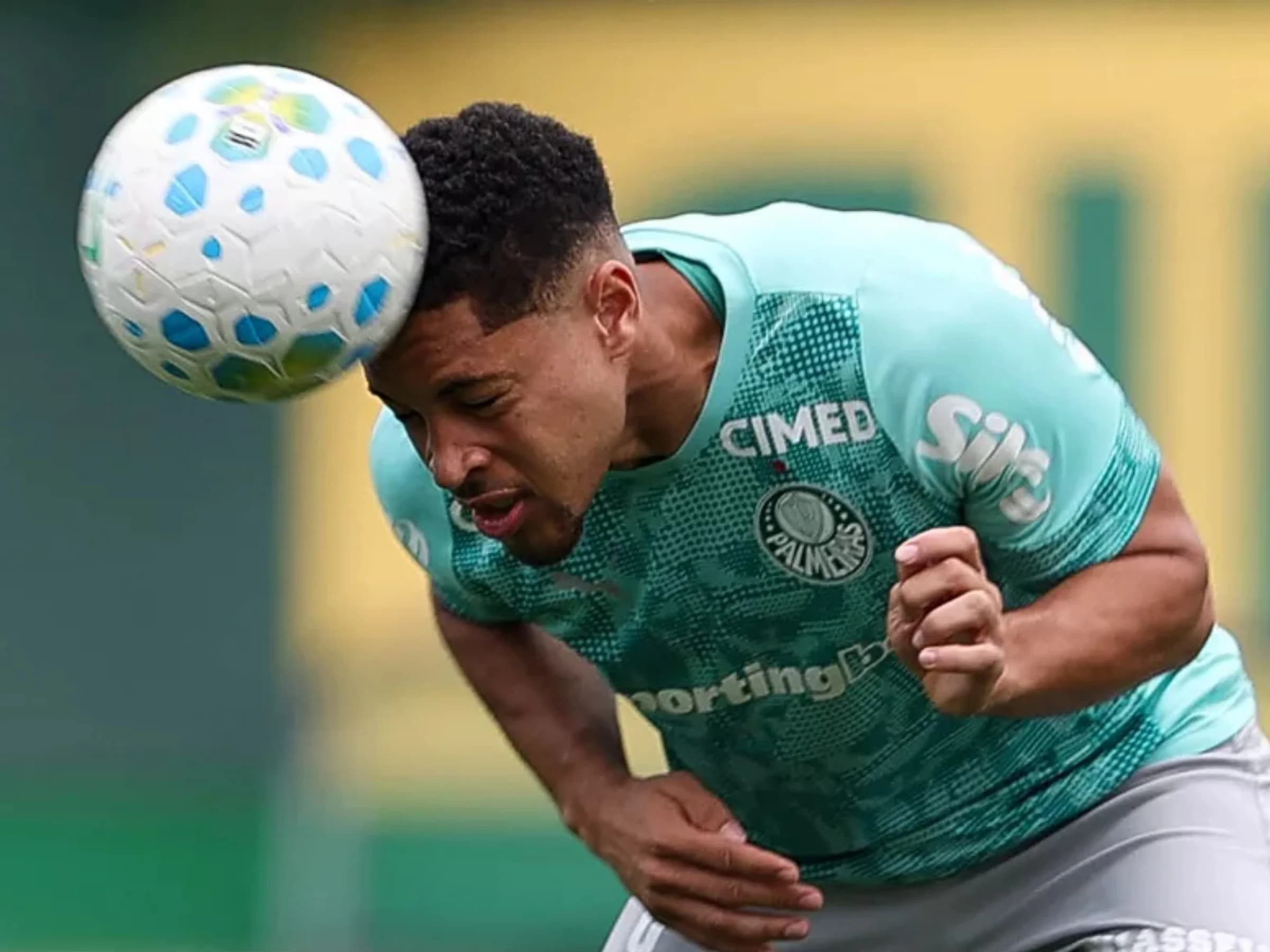 Vitor Roque está fora do primeiro jogo da semifinal da Libertadores - Foto: Divulgação/Palmeiras