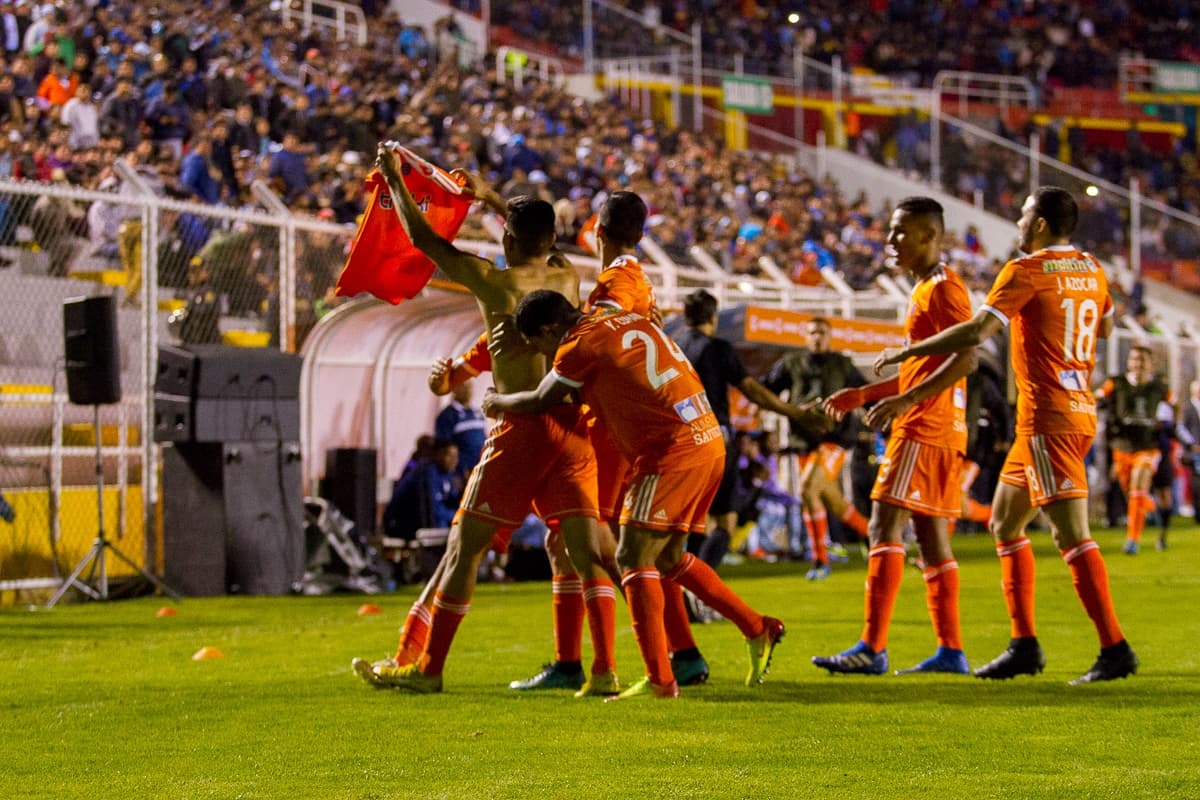 Jose Balza fez o gol da classificação do La Guaira no último minuto do jogo contra o Real Garcilaso