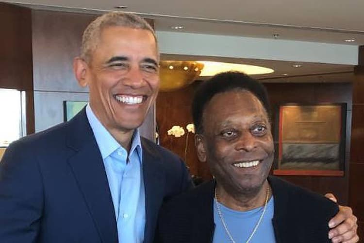 Barack Obama se encontra com Pelé em São Paulo – 30/05/2019