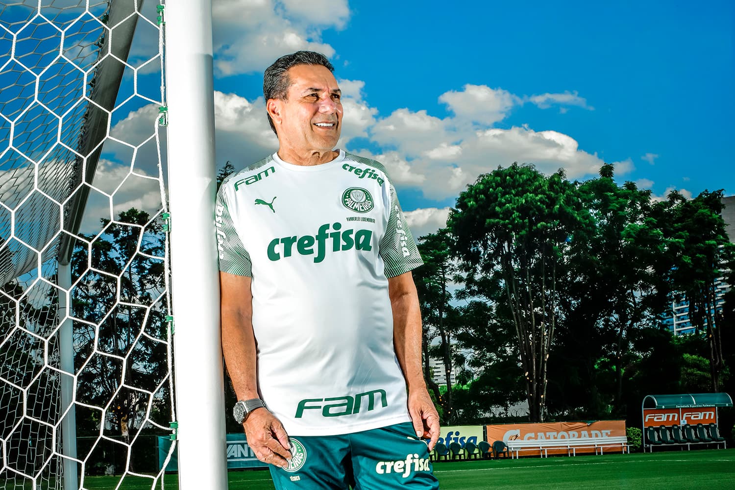 Vanderlei Luxemburgo, técnico do Palmeiras
