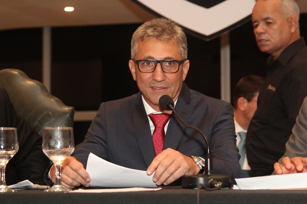O presidente do Vasco, Alexandre Campello