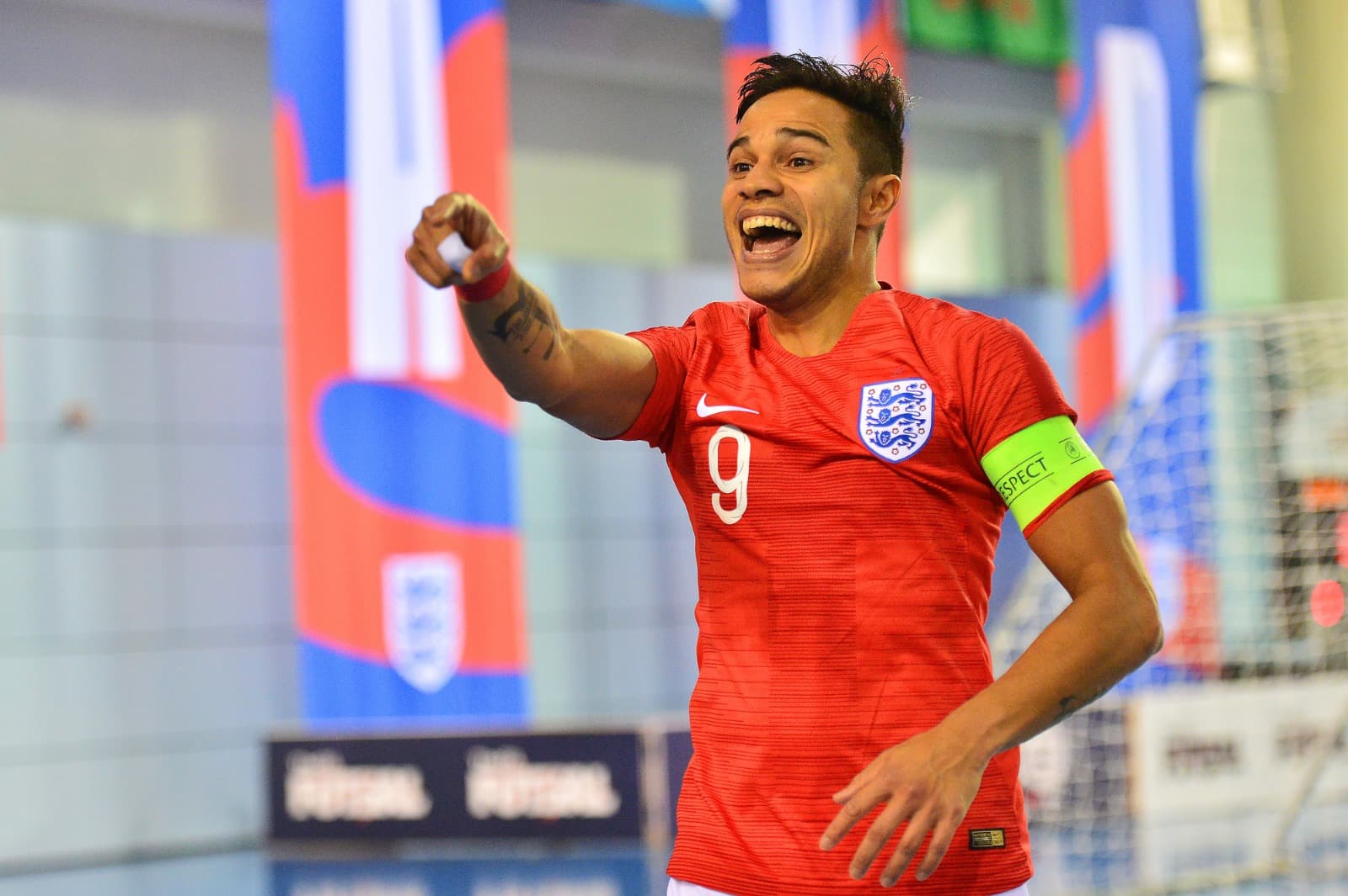 Raoni Medina, brasileiro capitão da seleção inglesa de futsal