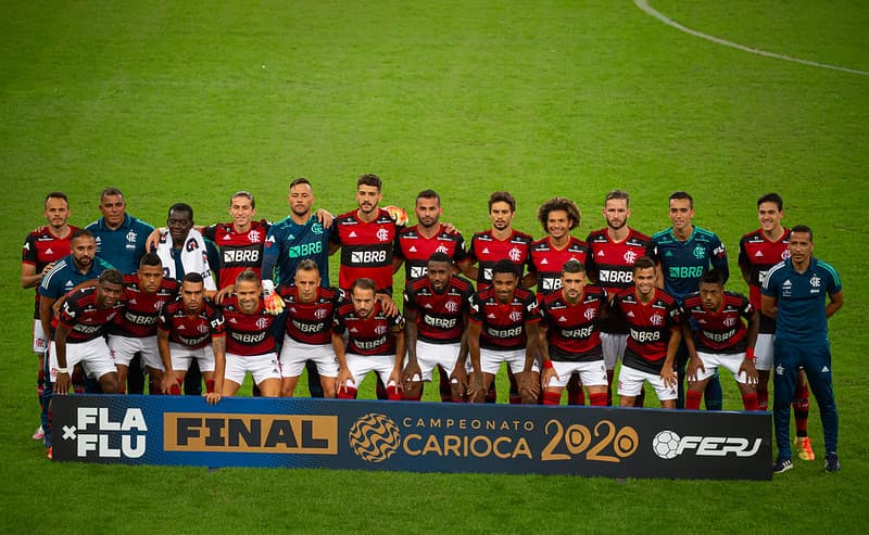 Time do Flamengo na decisão do Campeonato Carioca 2020