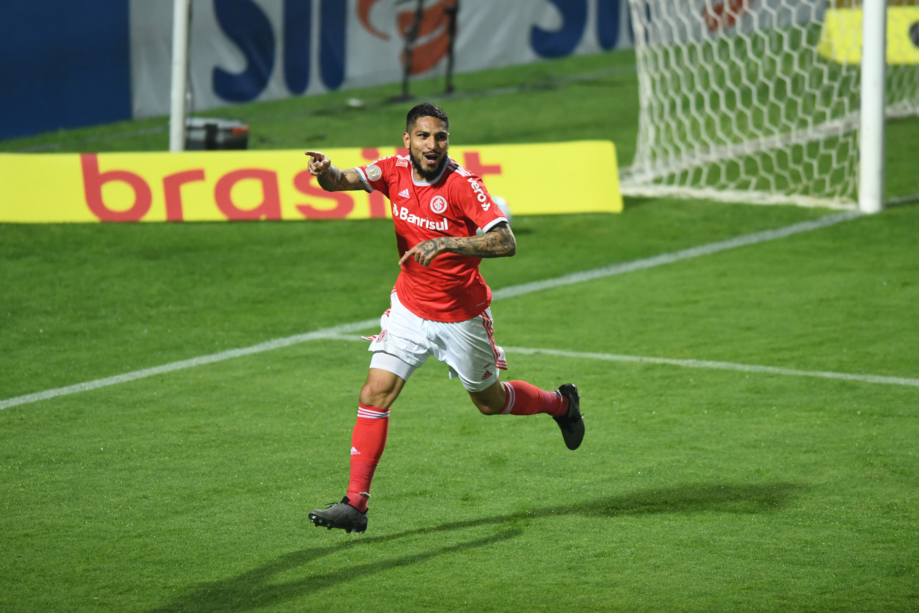 O atacante Paolo Guerrero, do Internacional –