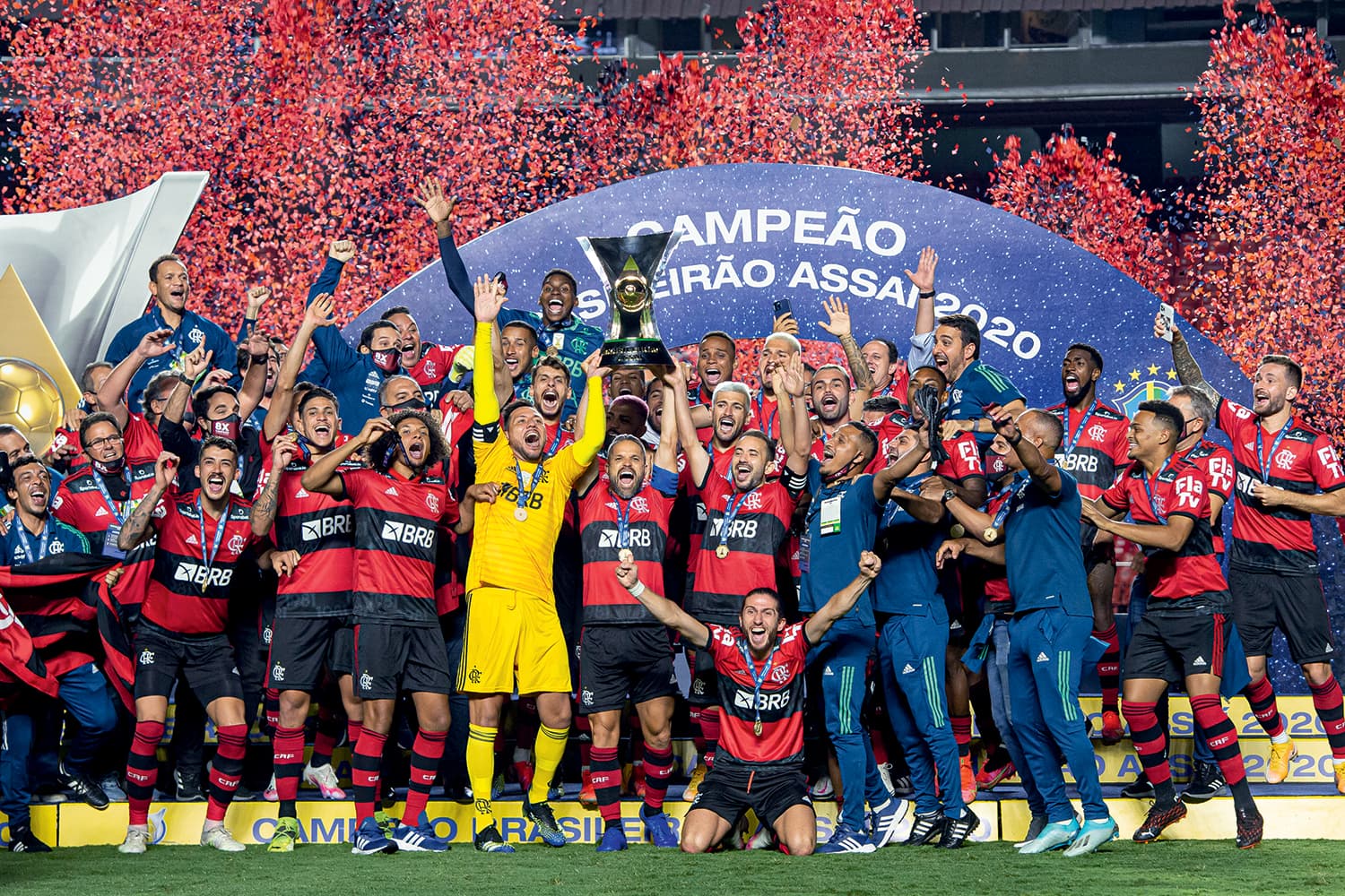 HEGEMÔNICO - Planejamento: o Flamengo se organizou a partir de 2013 e hoje colhe os frutos, com o bicampeonato do Brasileirão -