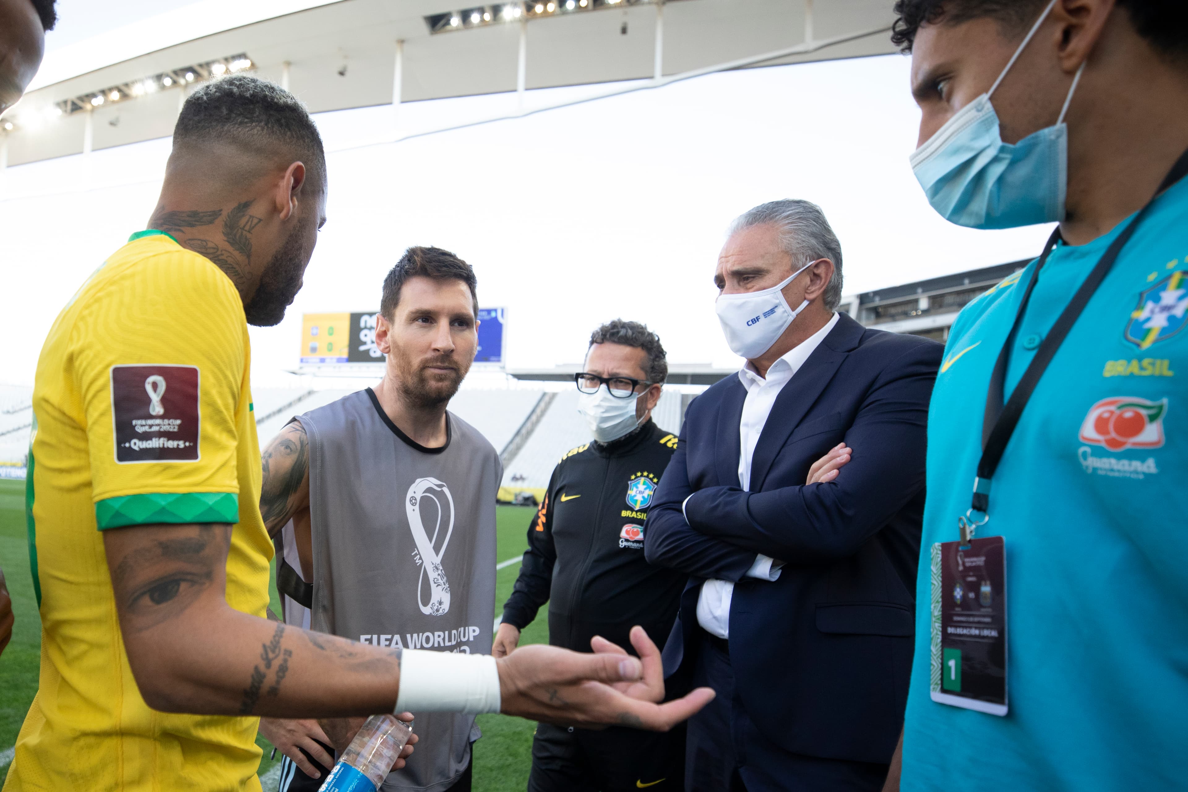 Jogo entre Brasil e Argentina foi suspenso