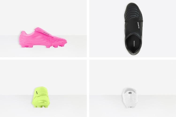 Novos modelos de chuteira da Balenciaga –