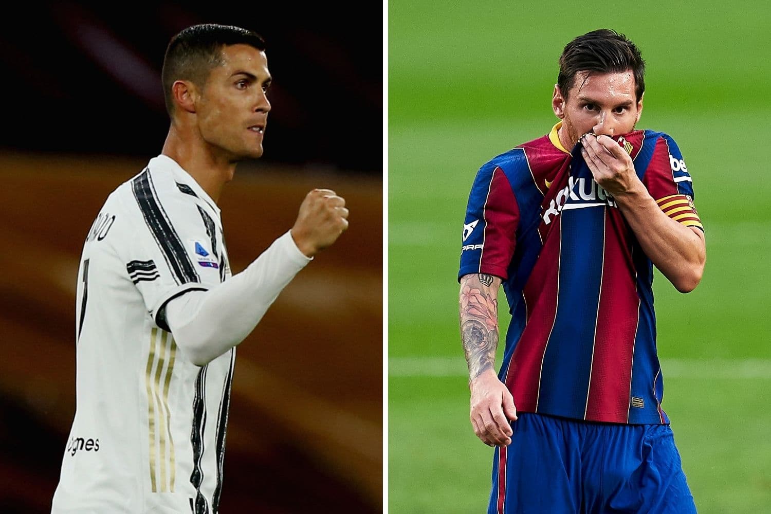 Cristiano Ronaldo pela Juventus, e Messi pelo Barcelona, voltarão a se enfrentar em confronto pela Champions League –