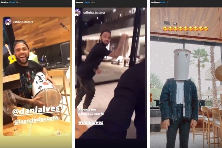 Stories de Daniel Alves que geraram polêmica com os torcedores são-paulinos –
