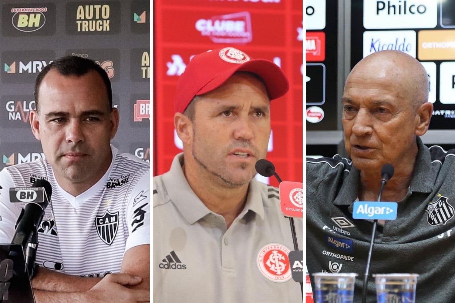 Rafael Dudamel, Eduardo Coudet e Jesualdo Ferreira