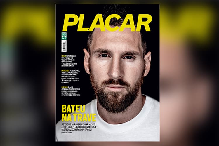 Capa da edição de novembro da Revista Placar –
