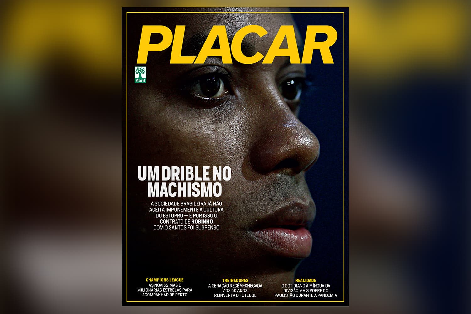 Capa da edição de novembro da Revista Placar –