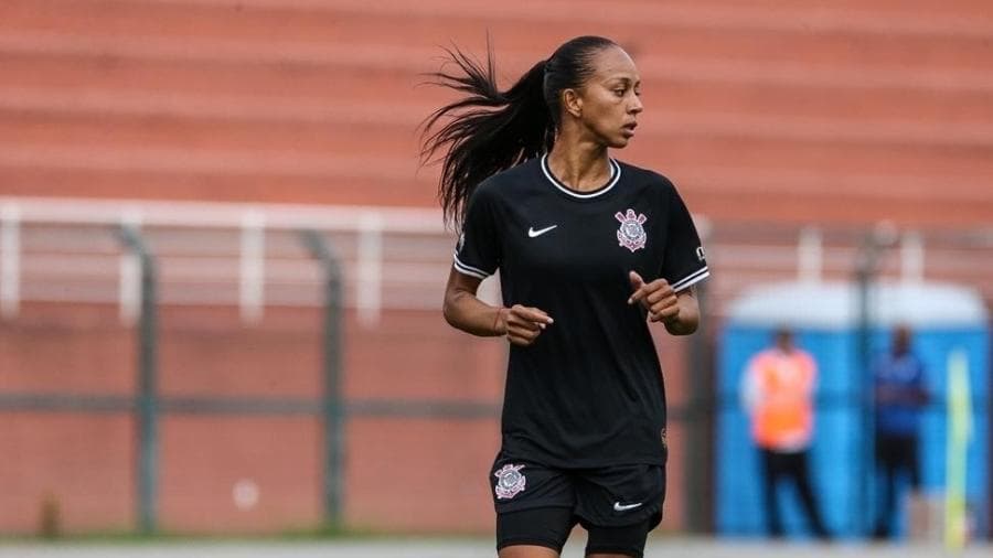A atacante Adriana, do Corinthians