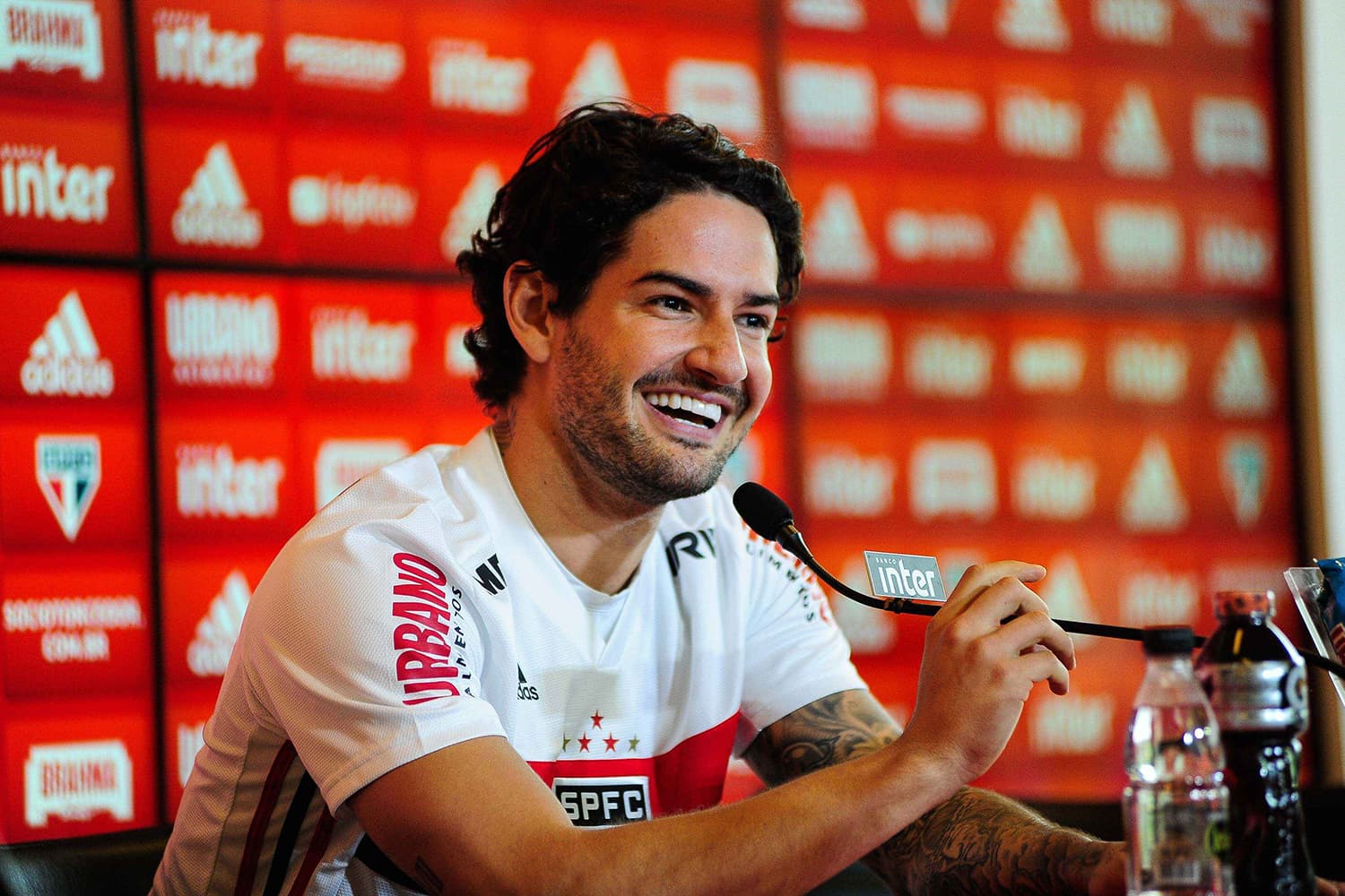 Alexandre Pato é apresentado no São Paulo FC como novo reforço para temporada 2019 em São Paulo – 29/03/2019