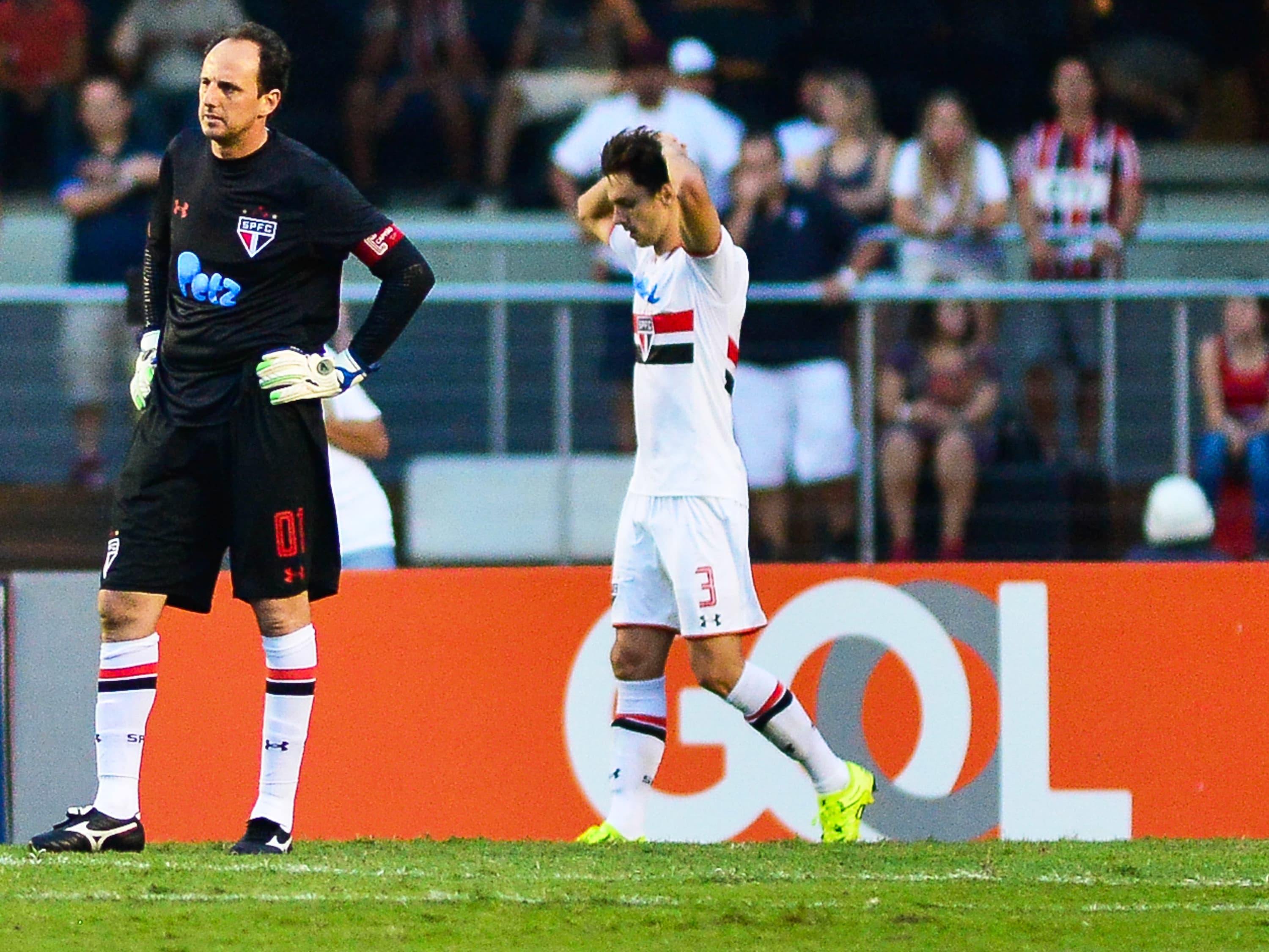 O goleiro Rogério Ceni do São Paulo, durante partida entre São Paulo x Palmeiras
