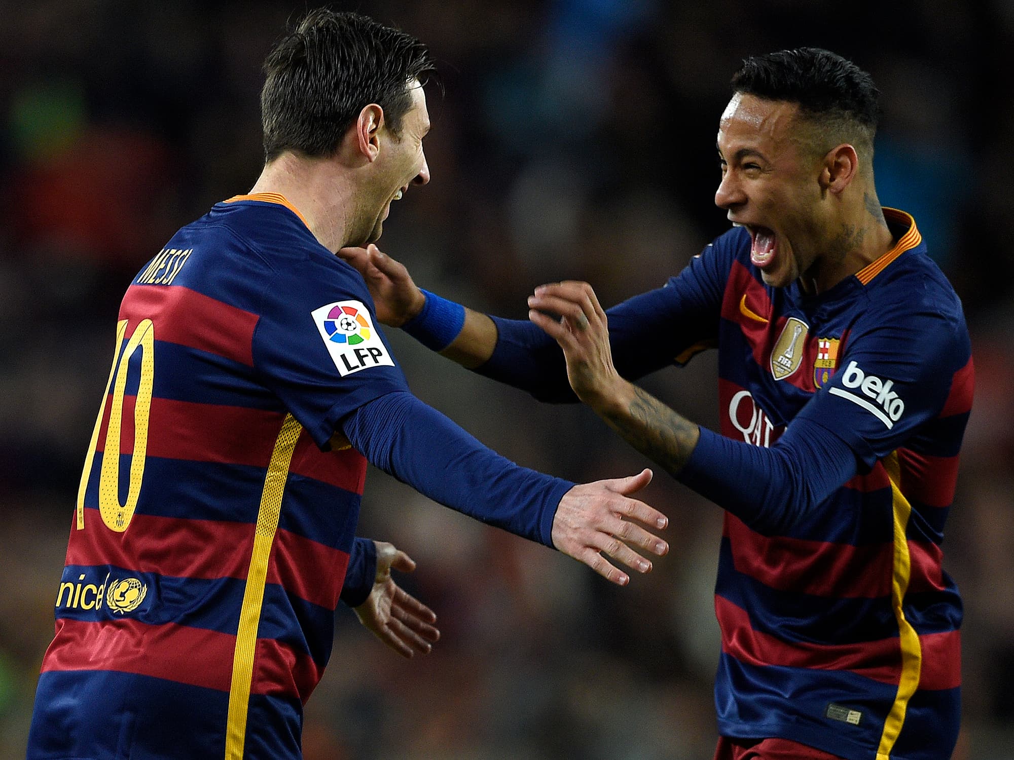 Messi e Neymar marcaram novamente, mas neste domingo o show foi de Luis Suárez