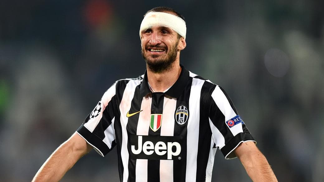 Giorgio Chiellini foi um dos destaques na campanha da finalista Juventus