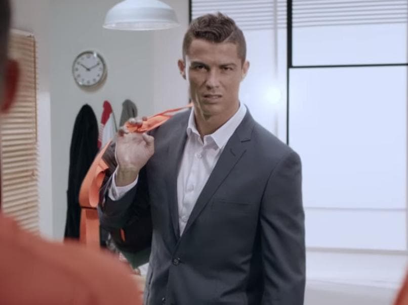 Cristiano Ronaldo durante comercial de operadora israelense