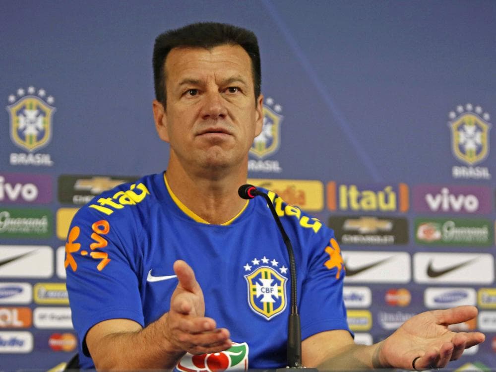 Dunga disse na coletiva em Fortaleza que a seleção pretende recuperar a alegria de jogar