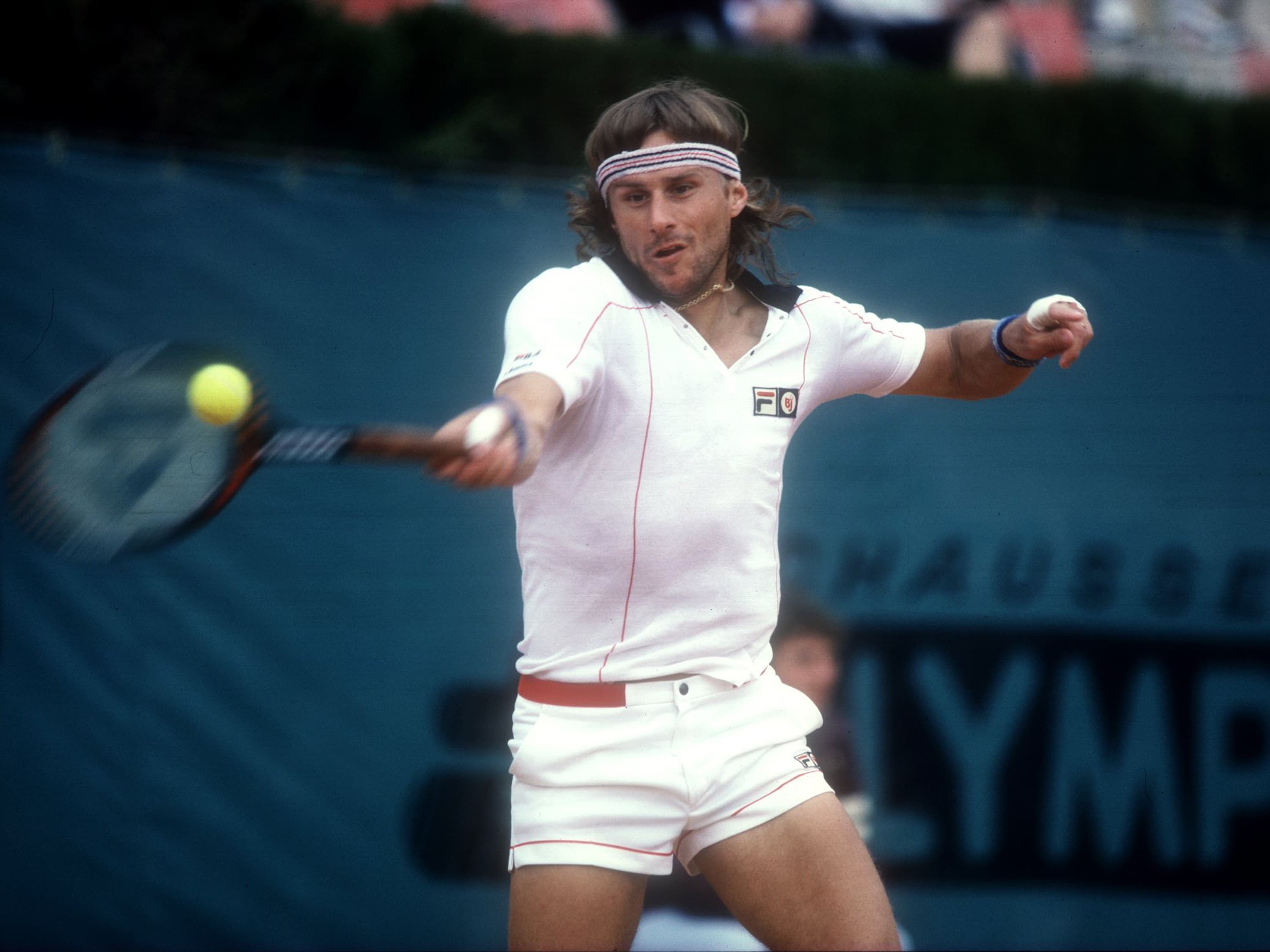 O tenista sueco Bjorn Borg em 1980