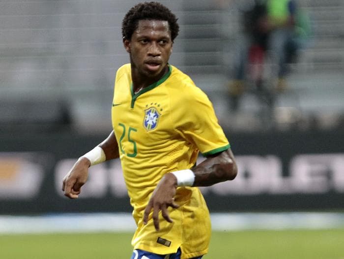 Fred, durante amistoso da seleção brasileira contra o México, na Arena do Palmeiras