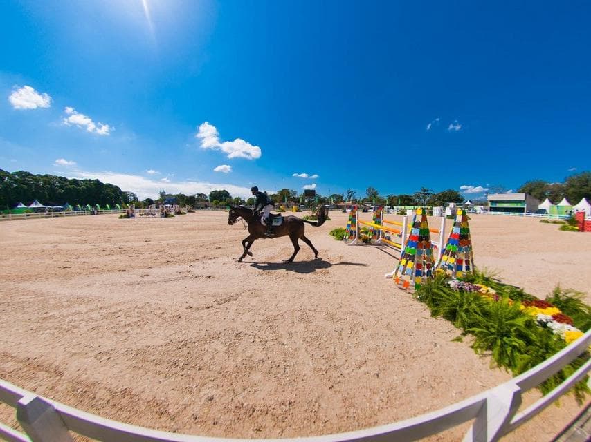 Em agosto, já foi realizado um evento-teste de hipismo no Complexo de Deodoro