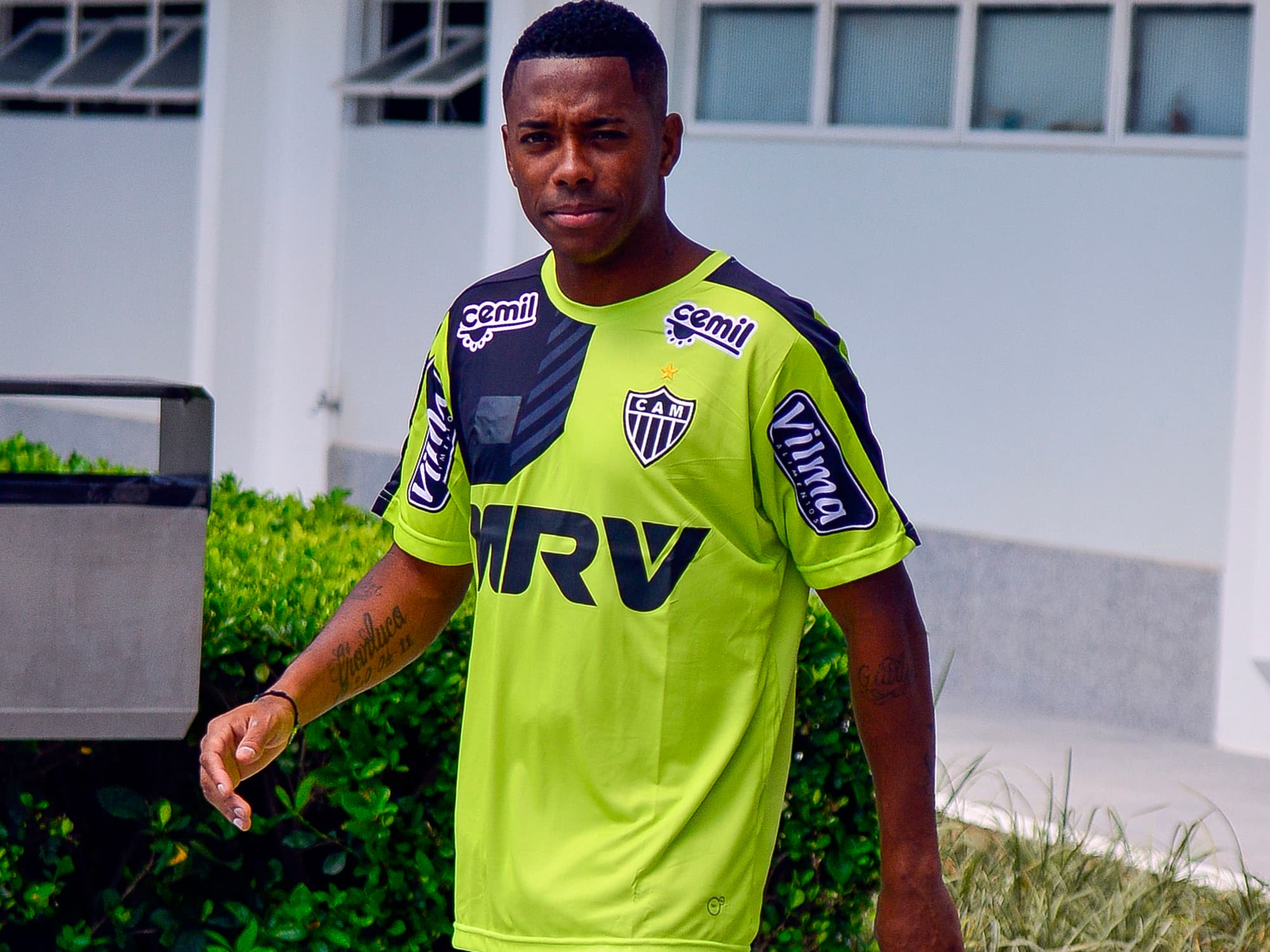 Robinho é apresentado no Atlético Mineiro