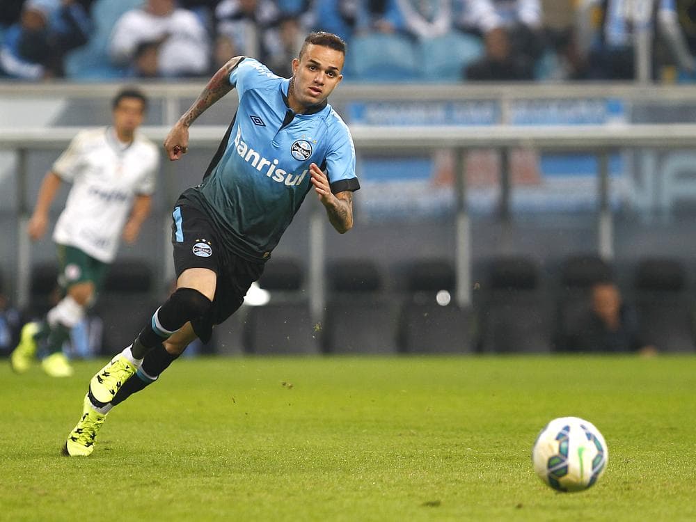 Luan, destaque do Grêmio no Brasileirão. Time gaúcho não quer perder atacante por três rodadas