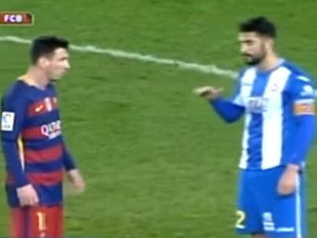 Zagueiro Àlvaro González do Espanyol chama Messi de "baixinho"
