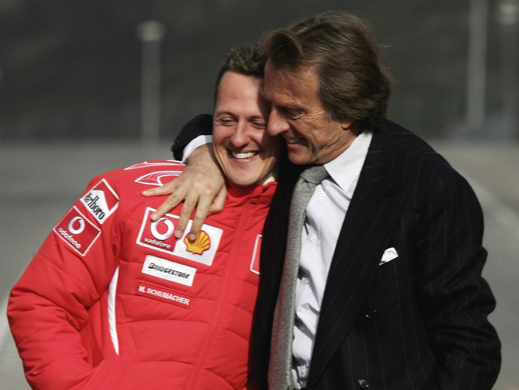 Luca di Montezemolo e Michael Schumacher, em foto de 2006