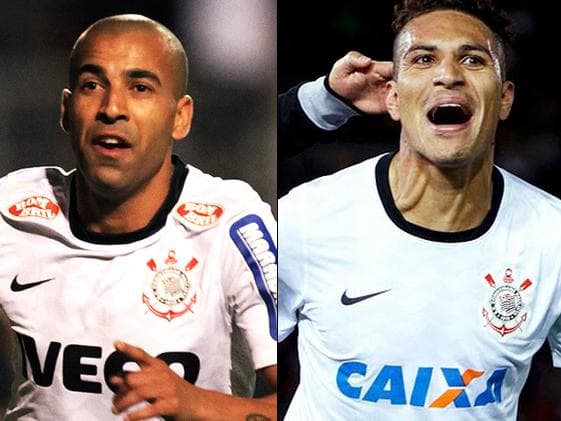 Emerson e Guerrero marcaram os gols que deram os títulos da Libertadores e do Mundial de 2012, respectivamente
