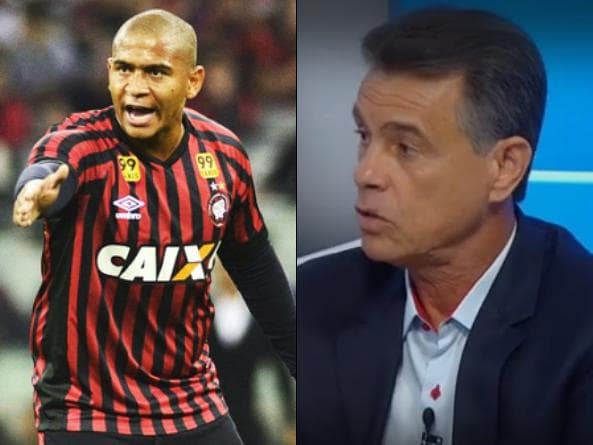 Walter, do Atlético-PR, respondeu às críticas de Edinho, ex-jogador e comentarista do SporTV