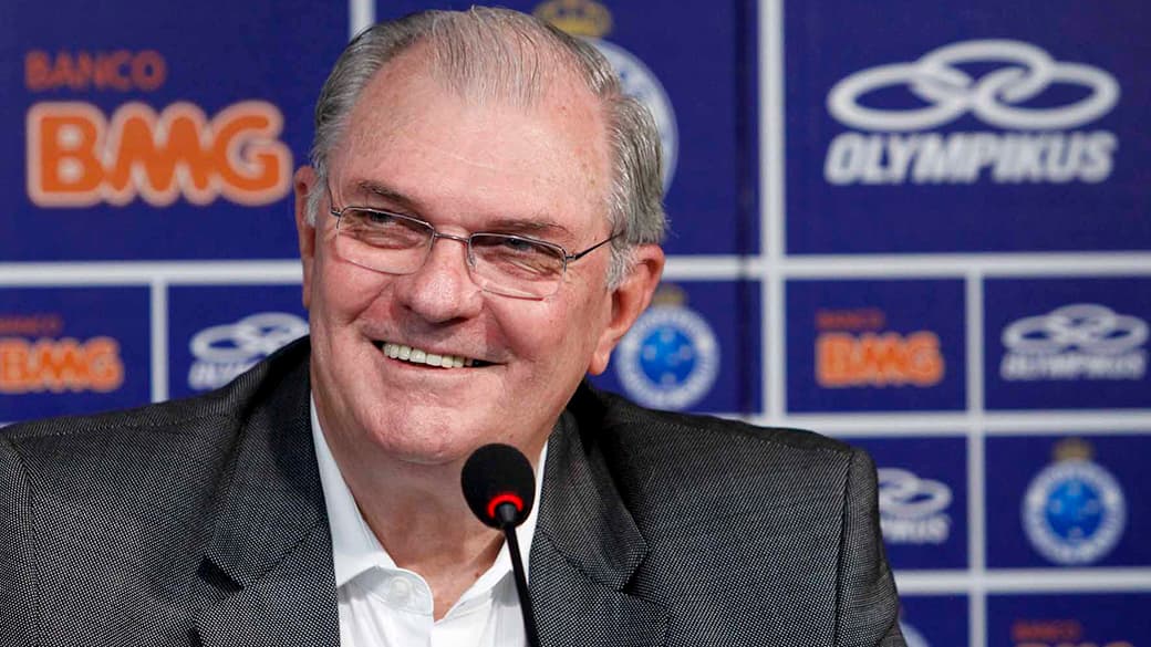 O atual presidente do Cruzeiro, Gilvan de Pinho Tavares
