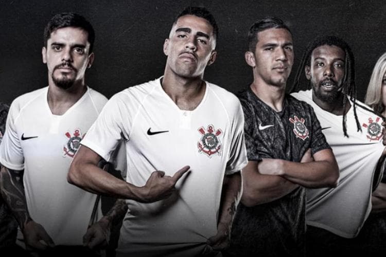 Camisas do Corinthians para a temporada de 2018