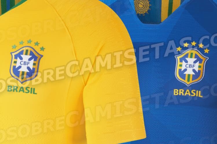 Uniformes da seleção para a Copa do Mundo